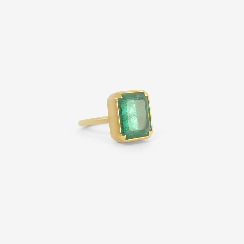 Gabriella Kiss Emerald Cut Brown Diamond Ring | Quadrum Gallery
